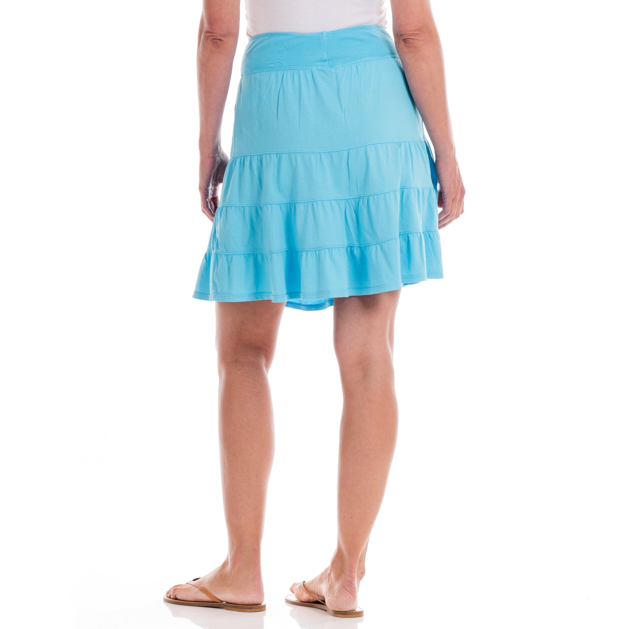 Jersey Tiered Skirt