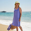 Ocean Stripe Drape Dress | Plus Size