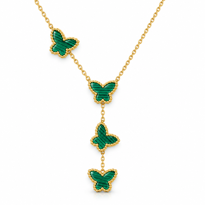 Tassel and Butterfly Necklace