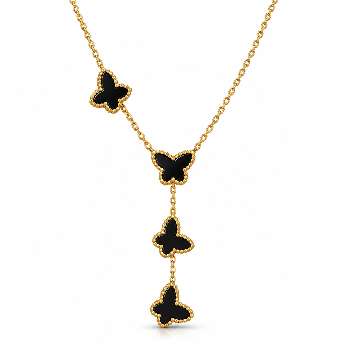 Tassel and Butterfly Necklace