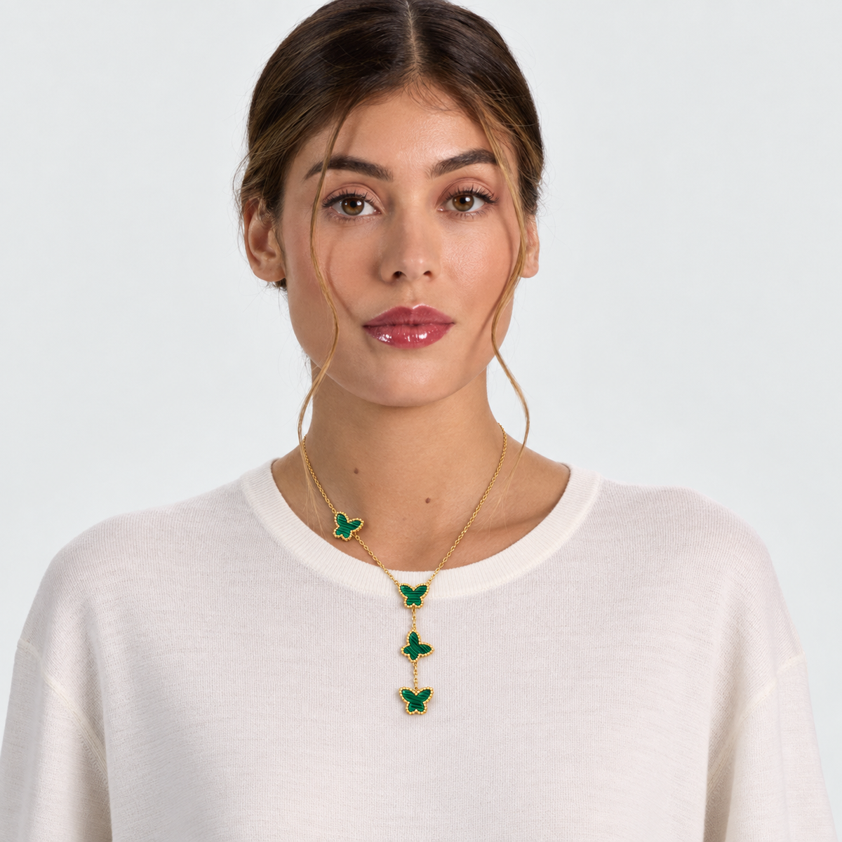 Tassel and Butterfly Necklace