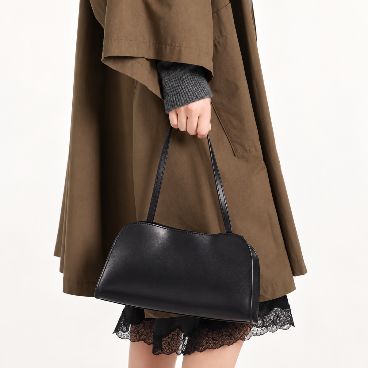 The Sienna Curve Shoulder Bag