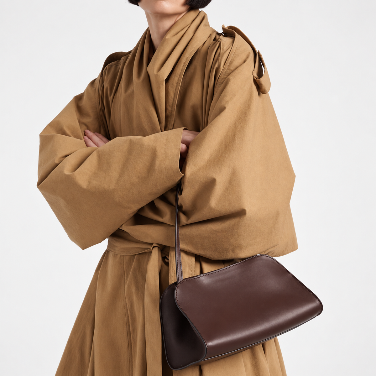 The Sienna Curve Shoulder Bag